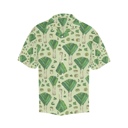 Leek Pattern Print Design 04 Men's Hawaiian Shirt