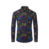 Chakra Colorful Print Pattern Men's Long Sleeve Shirt