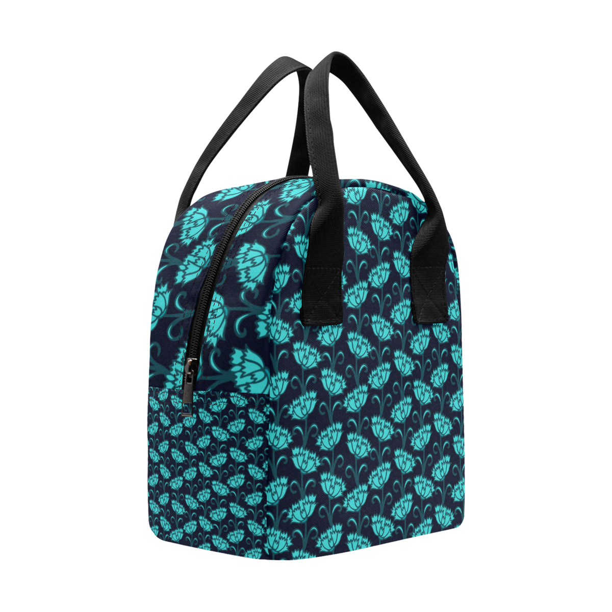 Carnations Pattern Print Design CN06 Insulated Lunch Bag