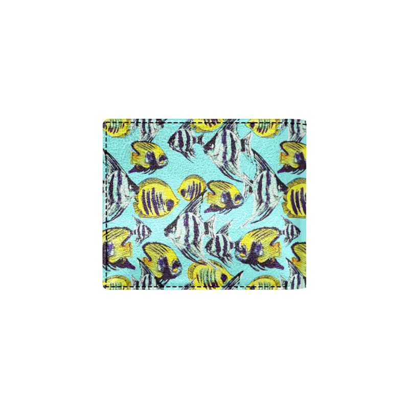 Angelfish Pattern Print Design 02 Men's ID Card Wallet