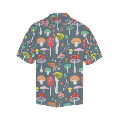 Mushroom Pattern Print Design A03 Men's Hawaiian Shirt