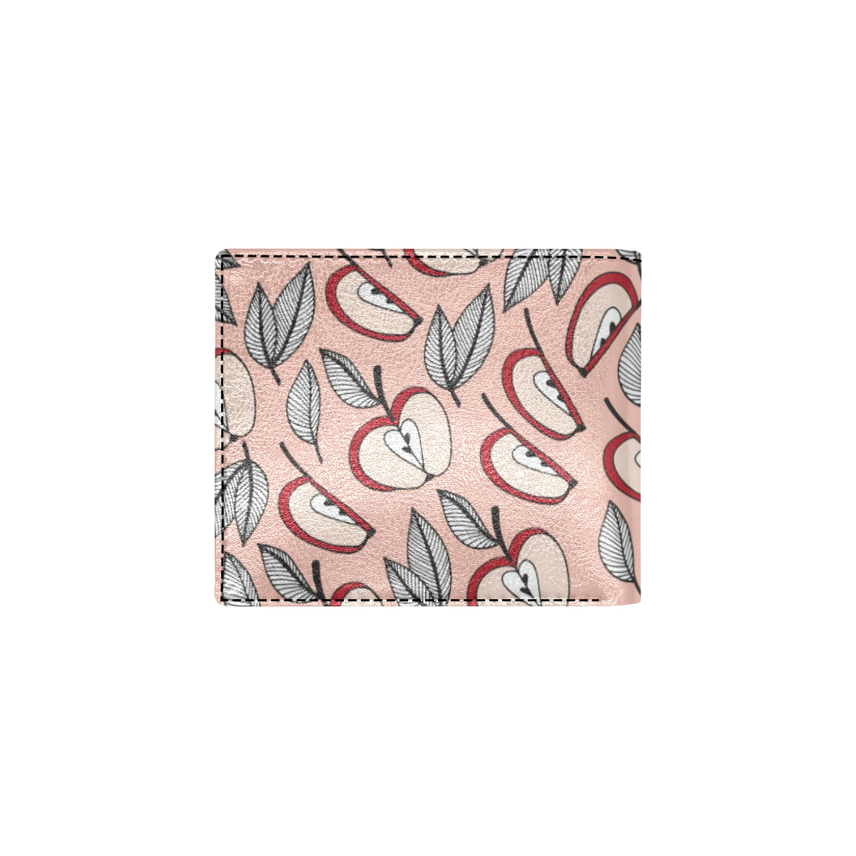 Apple Pattern Print Design AP04 Men's ID Card Wallet