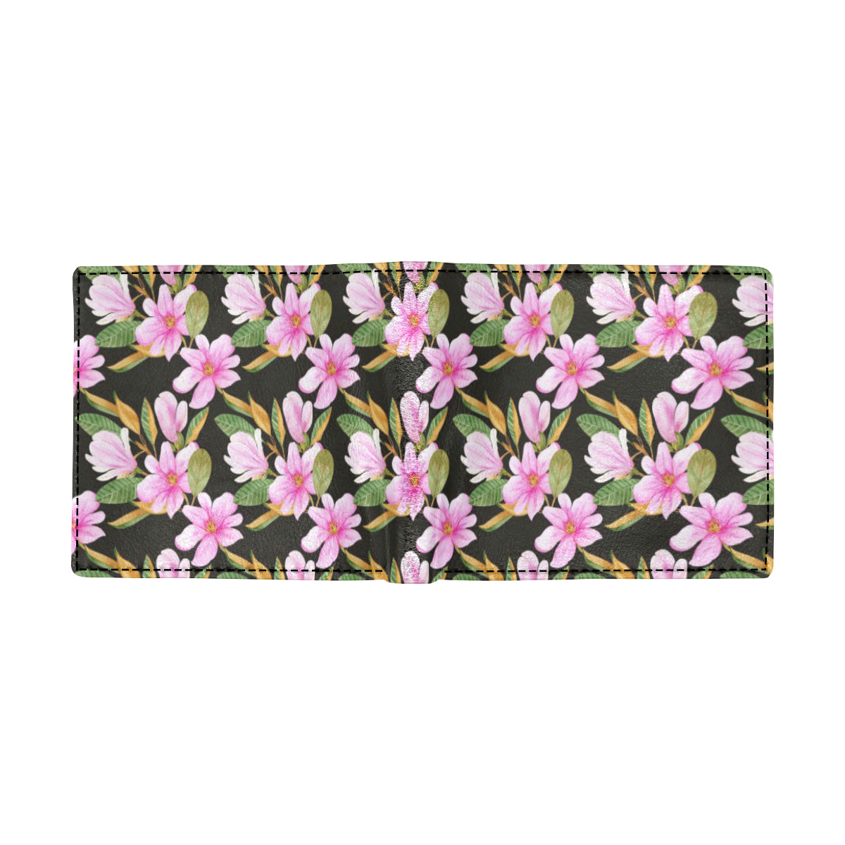 Magnolia Pattern Print Design MAG08 Men's ID Card Wallet