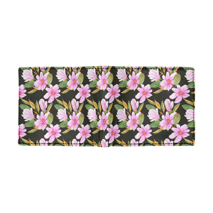 Magnolia Pattern Print Design MAG08 Men's ID Card Wallet