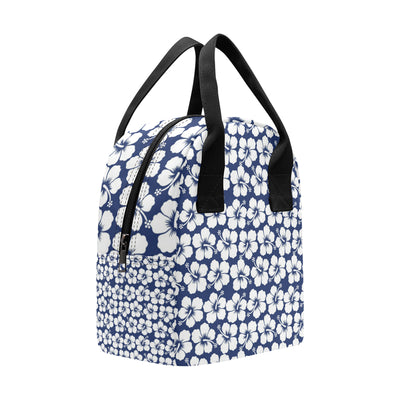 Hibiscus Pattern Print Design HB013 Insulated Lunch Bag