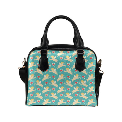 Cupid Pattern Print Design 01 Shoulder Handbag