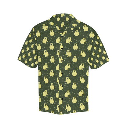 Capybara Pattern Print Design 03 Men's Hawaiian Shirt