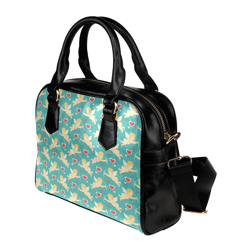Cupid Pattern Print Design 01 Shoulder Handbag