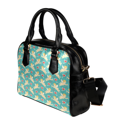 Cupid Pattern Print Design 01 Shoulder Handbag