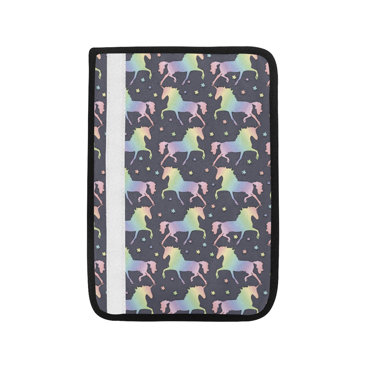 Rainbow Pattern Print Design A05 Car Seat Belt Cover