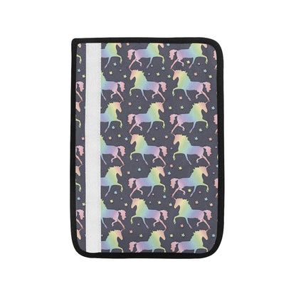 Rainbow Pattern Print Design A05 Car Seat Belt Cover