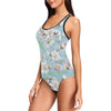 Apple blossom Pattern Print Design AB06 Women Swimsuit