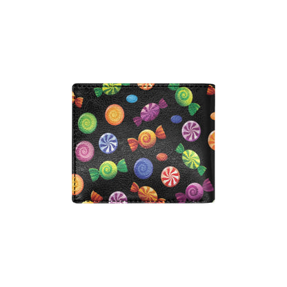 Candy Pattern Print Design 01 Men's ID Card Wallet