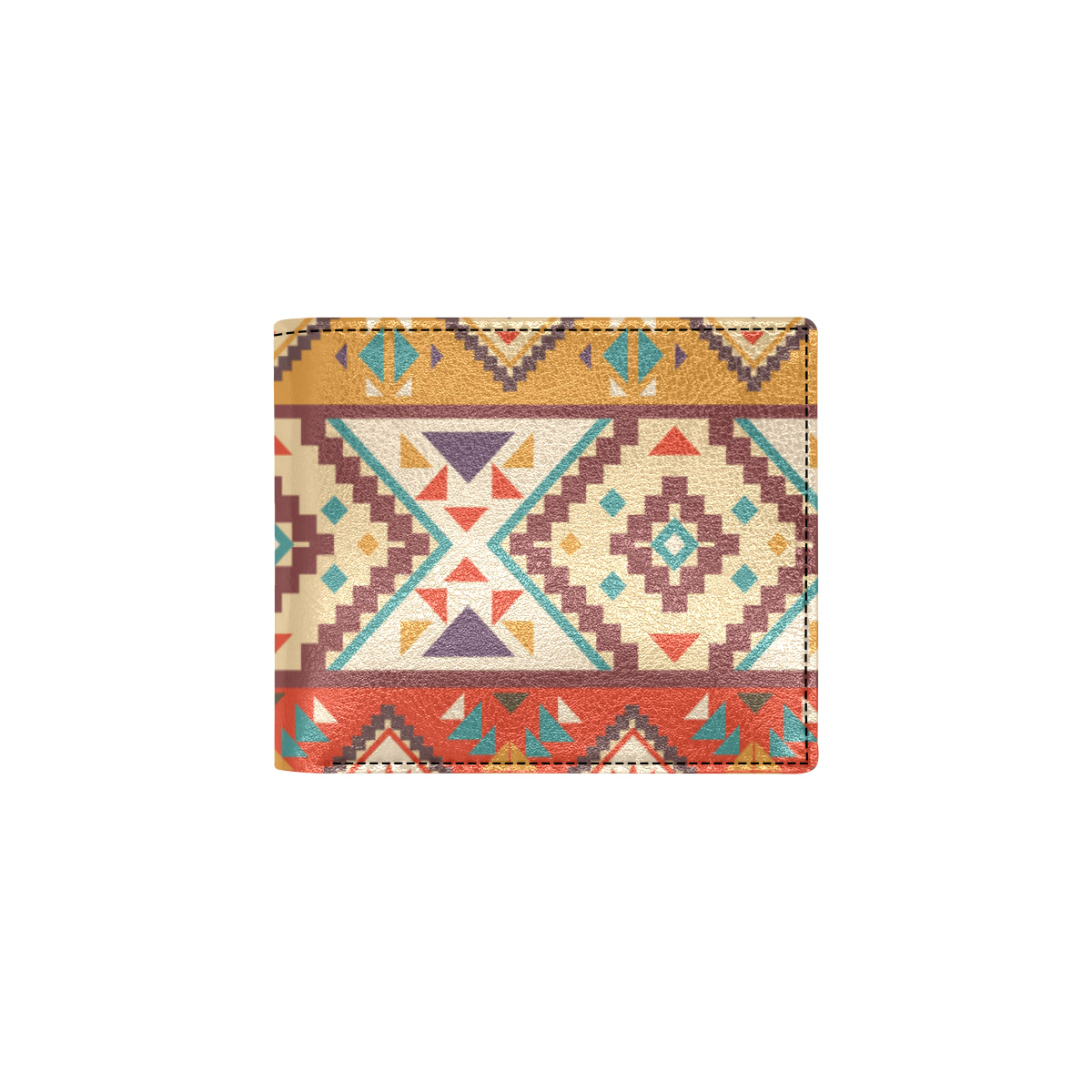 Navajo Pattern Print Design A01 Men's ID Card Wallet