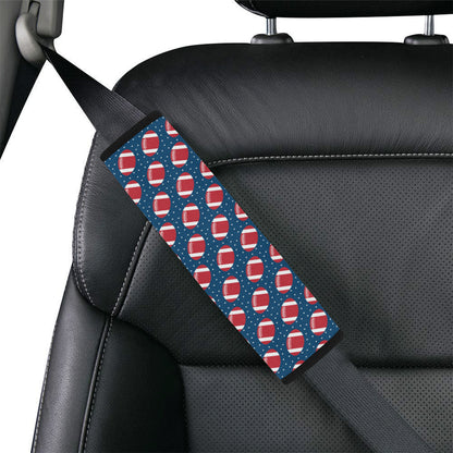 American Football Star Design Pattern Car Seat Belt Cover