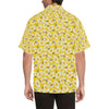 Bee Daisy Pattern Print Design 06 Men's Hawaiian Shirt