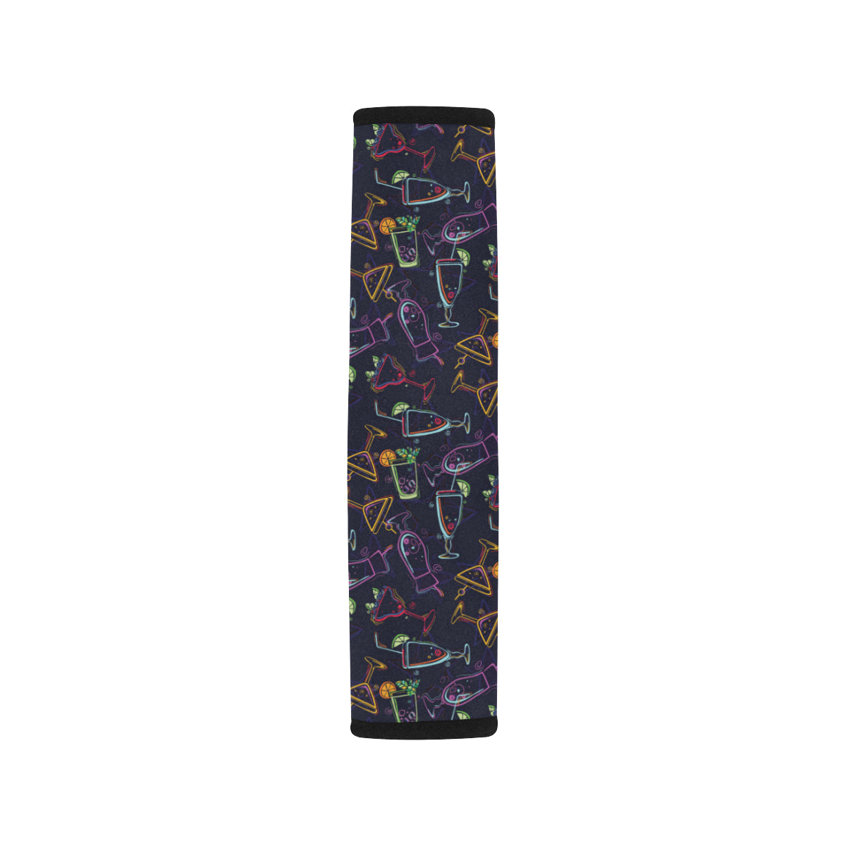 Cocktail Pattern Print Design 04 Car Seat Belt Cover
