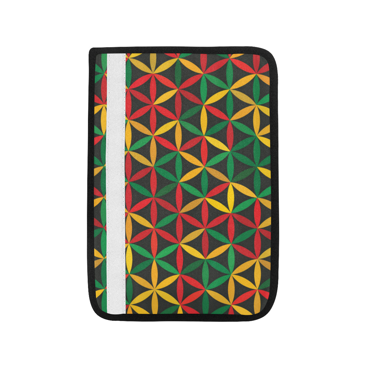 Rasta Pattern Print Design A04 Car Seat Belt Cover