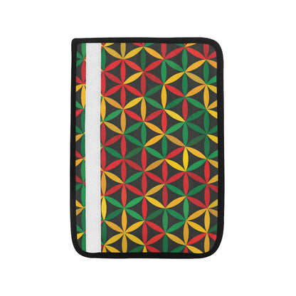 Rasta Pattern Print Design A04 Car Seat Belt Cover