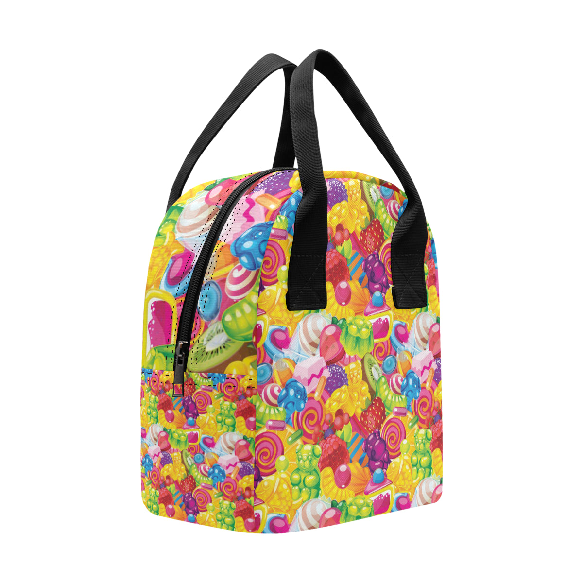 Candy Pattern Print Design CA01 Insulated Lunch Bag