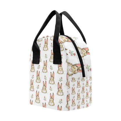 Rabbit Pattern Print Design RB09 Insulated Lunch Bag