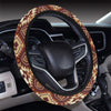 Navajo Native Color Print Pattern Steering Wheel Cover with Elastic Edge