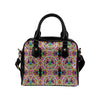 Peace Sign Pattern Print Design A03 Shoulder Handbag