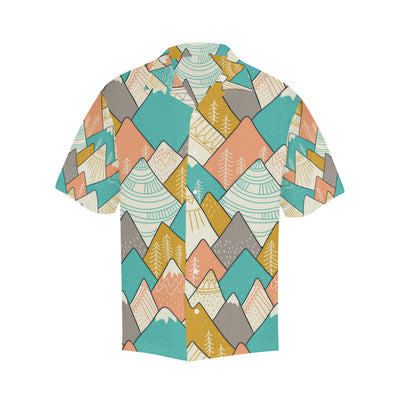 Mountain Pattern Print Design 02 Men's Hawaiian Shirt