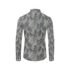 Camouflage Fern Pattern Print Design 05 Men's Long Sleeve Shirt