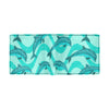 Dolphin Wave Print Men's ID Card Wallet