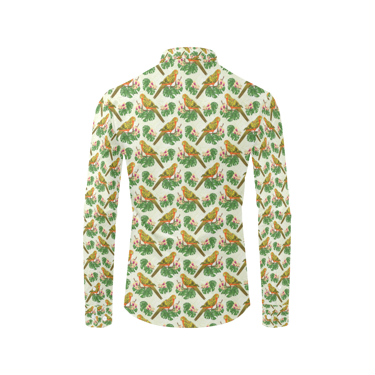 Conures Pattern Print Design 01 Men's Long Sleeve Shirt