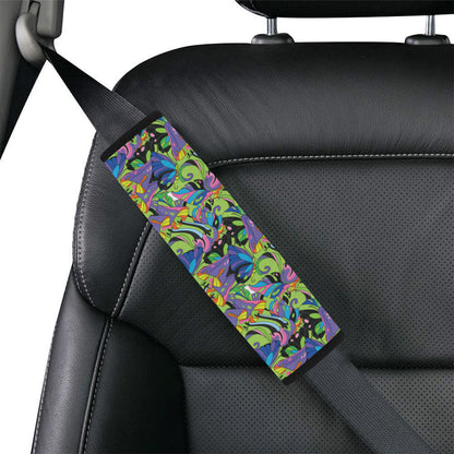 Psychedelic Trippy Mushroom Themed Car Seat Belt Cover
