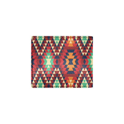 Native Pattern Print Design A07 Men's ID Card Wallet