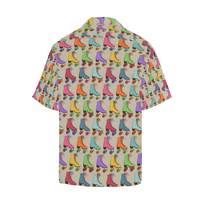 Roller skate Pattern Print Design A01 Men's Hawaiian Shirt