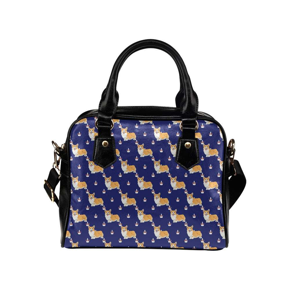 Pembroke Welsh Corgis Pattern Print Design A07 Shoulder Handbag