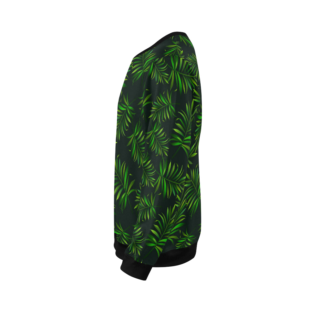 Rainforest Pattern Print Design RF03 Men Long Sleeve Sweatshirt