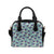 Swallow Bird Pattern Print Design 02 Shoulder Handbag