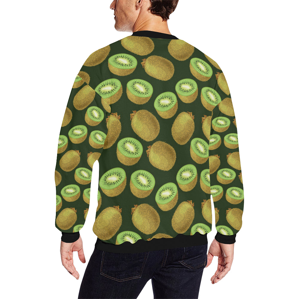 Kiwi Pattern Print Design KW04 Men Long Sleeve Sweatshirt