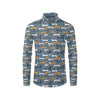 Dachshund Pattern Print Design 012 Men's Long Sleeve Shirt