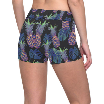 Pineapple Pattern Print Design PP04 Yoga Shorts