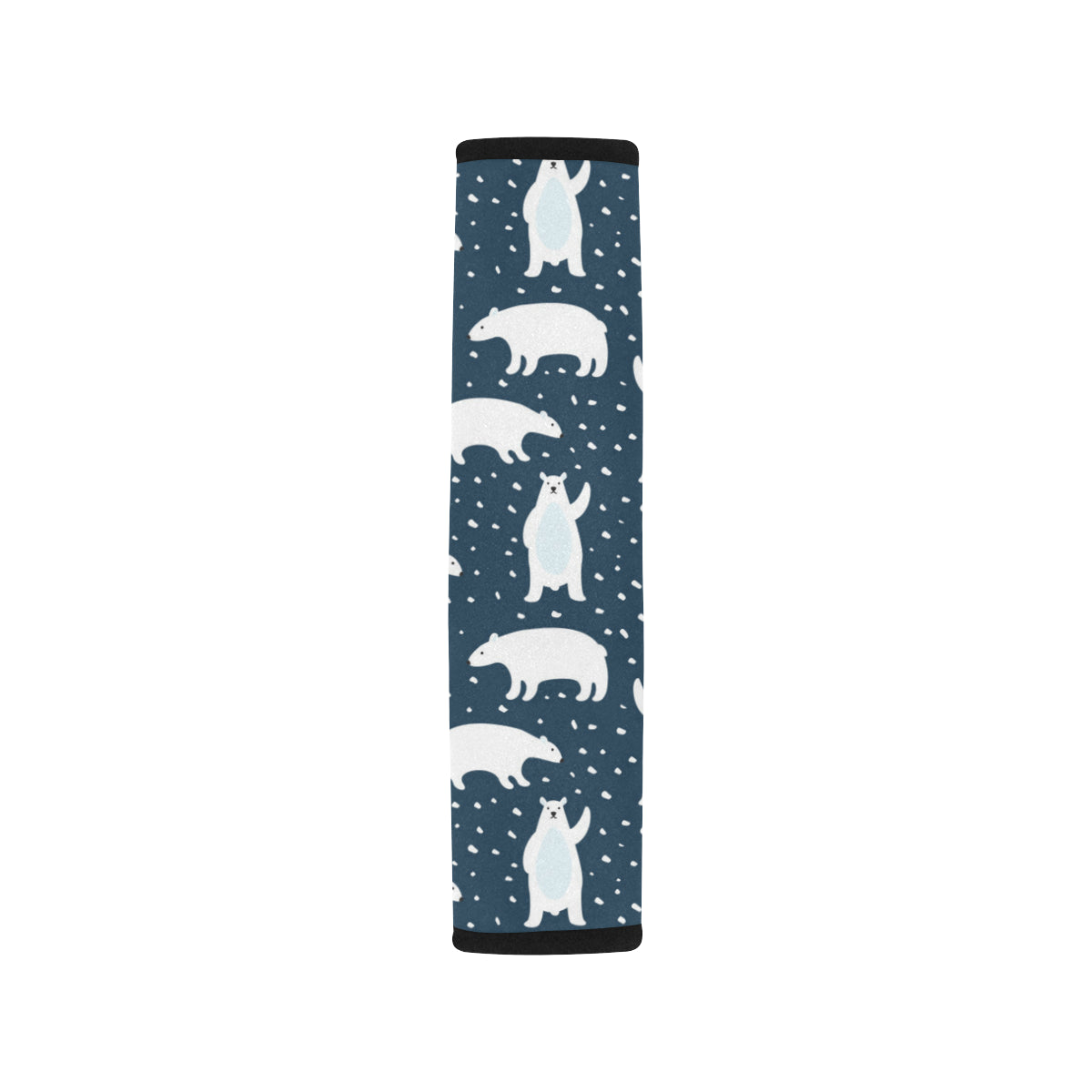 Polar Bear Pattern Print Design A02 Car Seat Belt Cover