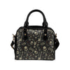 Rock and Roll Skull Pattern Print Design A03 Shoulder Handbag