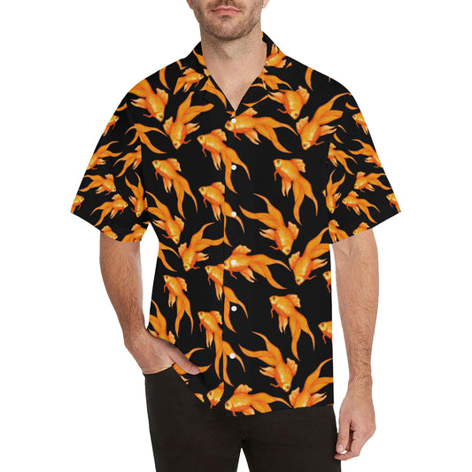 Goldfish Pattern Print Design 03 Men's Hawaiian Shirt