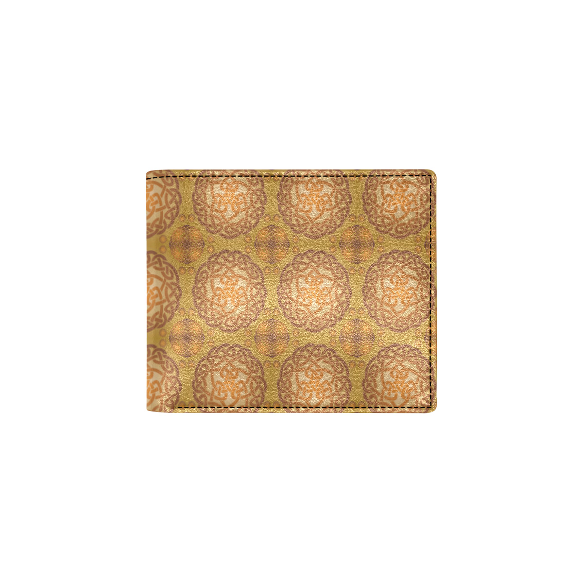 Celtic Pattern Print Design 01 Men's ID Card Wallet