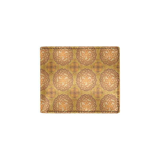 Celtic Pattern Print Design 01 Men's ID Card Wallet