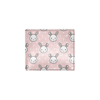 Rabbit Pattern Print Design RB02 Men's ID Card Wallet