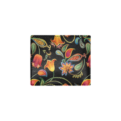 Tulip Boho Pattern Print Design TP09 Men's ID Card Wallet