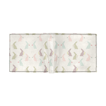 Bunny Pattern Print Design 05 Men's ID Card Wallet