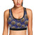 Sea Turtle Pattern Print Design T05 Sports Bra