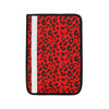 Leopard Red Skin Print Car Seat Belt Cover